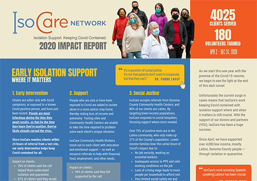 2020 IsoCare Network Impact Report